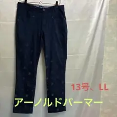 アーノルドパーマー ゴルフ ネイビー 13号.LL レディースパンツ