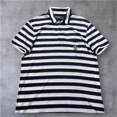 90s Polo by Ralph Lauren ポロシャツ　ボーダー 短丈
