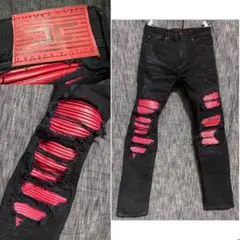 BALENCIAGA 19AW デムナ期 チェッカーフラッグ デニムパンツ - メルカリ