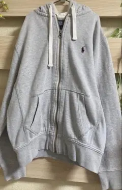 Ralph Lauren 90s ジップアップパーカー　グレー