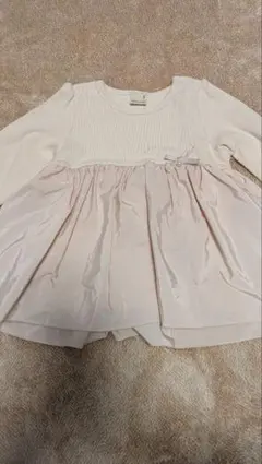 petit main リボン付きトップス　90センチ