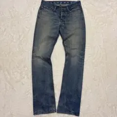00s archive y2k denim pants ハチノス 鬼フェード