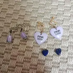 【大幅値下げ】PINKlatte タピオカドリンク イヤリング マグネットピアス