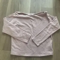 DouDou オフショルカットソー　ピンクのサムネイル