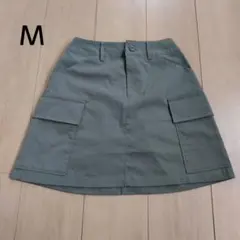 カーゴミニスカート 　カーキ　Ｍ