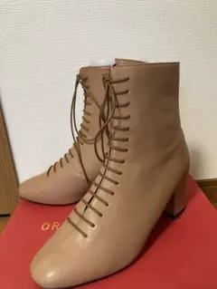 オリエンタルトラフィック スクエアトゥ レースアップブーツ