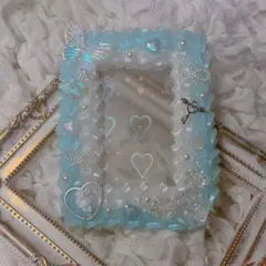 ホイップデコ 硬質ケースデコ トレカケースデコ ブルー B8