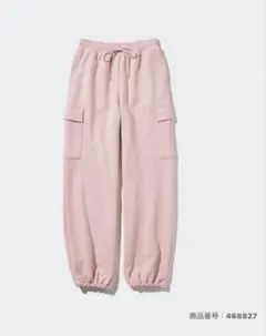 新品　ユニクロ　スウェットカーゴパンツ/丈長め