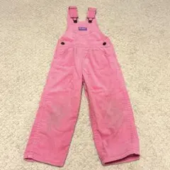 オシュコシュ　ピンク　コーデュロイ　オーバーオール