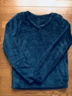 ふわもこニット ブルー 未使用 タグ付き 最終価格