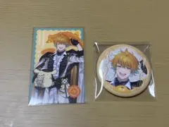 にじさんじ サンリオ 宇佐美リト チェキ風カード 缶バッジ　オリエンス