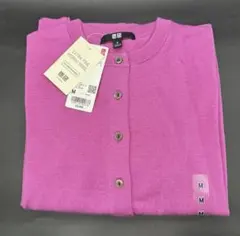 【新品】ユニクロ エキストラファイン メリノウール カーディガン M