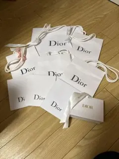 Dior ショップ袋 9枚　リボン４つ付きセット