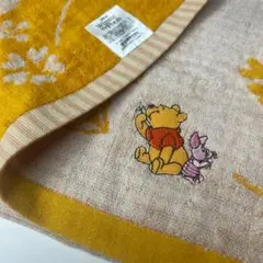 クマのプーさん ● ジャガードバスタオル 黄色 Winnie the Poohのサムネイル