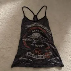 Harley-Davidson スカルデザイン タンクトップ M
