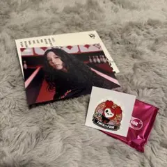 TWICE チェヨン　ピンバッチ　カード