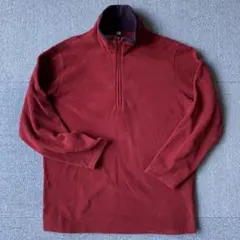 00's OLD UNIQLO ユニクロ　ハーフジップ プルオーバー フリース