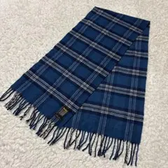 美品　Johnstons マフラー　タータンチェック　カシミヤ100%