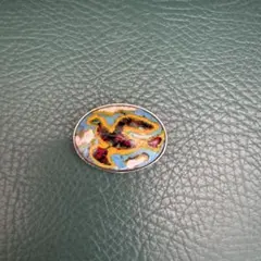七宝焼？帯留め