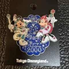 東京ディズニーランド クリスマスピンバッジ 2000