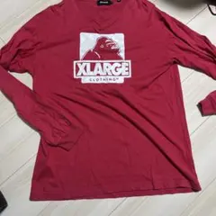 XLARGE 長袖カットソー レッド Lサイズのサムネイル