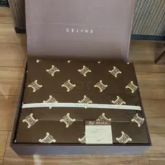 新品未使用 ダウンケット 羽毛肌掛けふとん CELINE マカダム柄