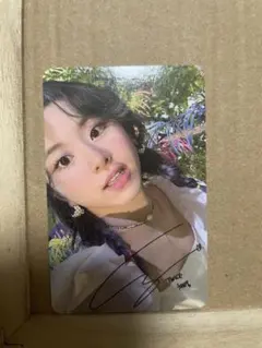 TWICE チェヨン サイン入りカード MORE & MORE