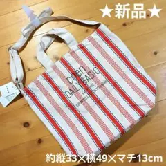 ★新品★coen【コーエン】キャンバス ストライプ トートバッグのサムネイル