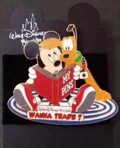 ★レア！レトロ★WDW★2001★ミッキー・トレードパレードシリーズ★ピンバッジ