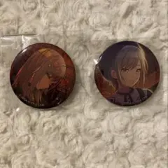 日野森志歩 グリッター缶バッジ 2個セット