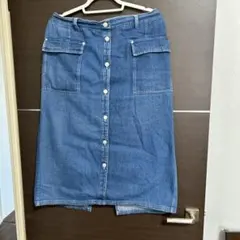 デニムロングスカート