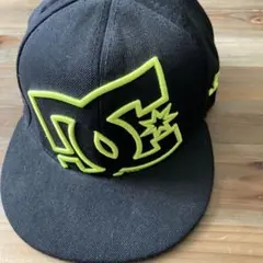 DC SHOES キャップ ブラック×ライムグリーン