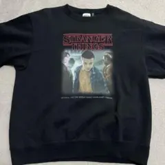 GU ヘビーウェイトスウェットプルオーバー GU STRANGER THINGS