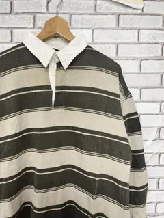 春服 ラガーシャツ ポロシャツ 古着