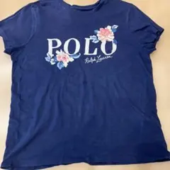 POLO Ralph Lauren 花柄刺繍 半袖Tシャツ ネイビーのサムネイル