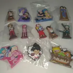 ワンピース 　ラバーキャラクターグッズ 12個セット