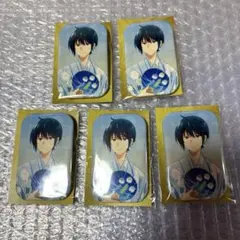 ツルネ シリーズ スクエア缶バッジコレクション　A 竹早静弥 4点 ツルネ シリーズ スクエア缶バッジコレクションA 竹早静弥 4点