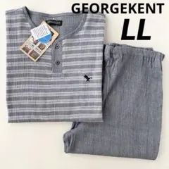 メンズ　ジョージケント　パジャマ　LL 　半袖　7分丈パンツ　綿100% 新品
