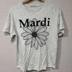 Mardi Mercredi マルディ 半袖Tシャツ 花柄 グレーのサムネイル