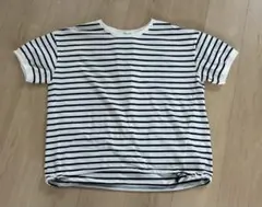 デッサン　Dessin ワールド　パフ袖　ドロスト付き　ボーダーのサムネイル