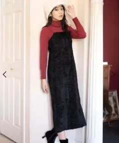 【新品未使用タグ付き】MISCH MASCH♡カットジャガードキャミワンピース