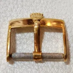 T③ロレックス ヴィンテージ尾錠 取付幅16mm 18金イエローゴールド無垢 