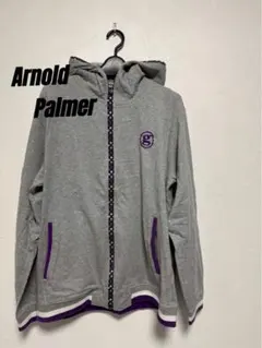 Arnold Palmer フード付きグレーパーカー