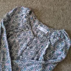 ZARA 花柄 長袖ワンピース 152cm 11-12歳