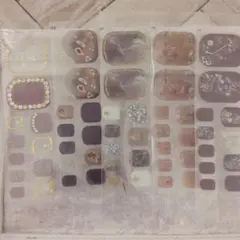 【お試しセット7-3】フットネイルシール♪１回分5枚セット