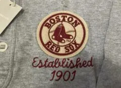 ラスト1枚❗️ 廃番❗️ ユニクロ　MLB レッドソックス　ヘンリーTシャツ Ｌのサムネイル