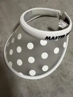 マスターバニーエディション サンバイザー ドット柄
