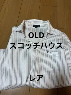 THE SCOTCH HOUSE ストライプシャツ M