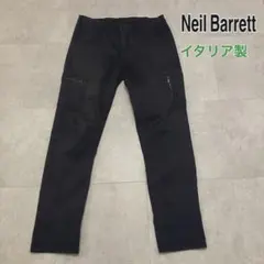 高級 イタリア製 ニールバレット ストレッチ スキニー ジップカーゴパンツ 30のサムネイル