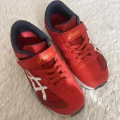 asics アシックス　キッズスニーカー レッド　 レーザービーム 20cm